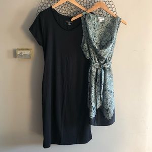 Maternity dress & silky blouse!